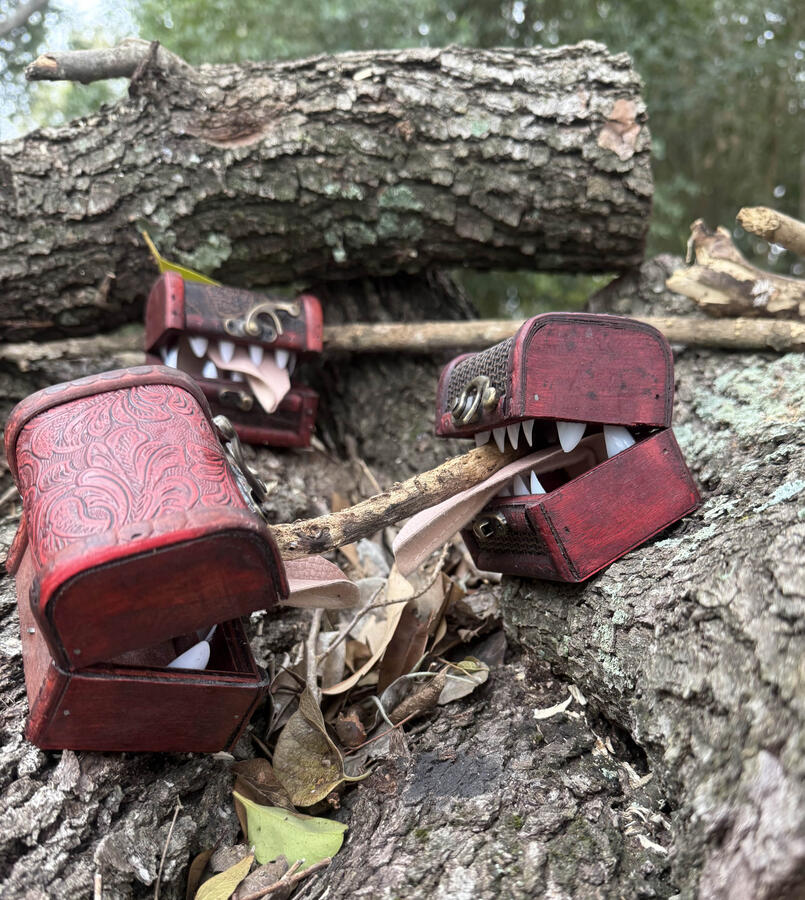 Tug of war with sticks! Tug of war with sticks!