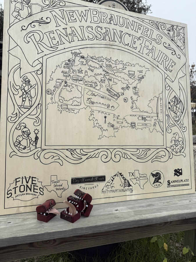 Here we are! Ready for the Faire! Here we are! Ready for the Faire!